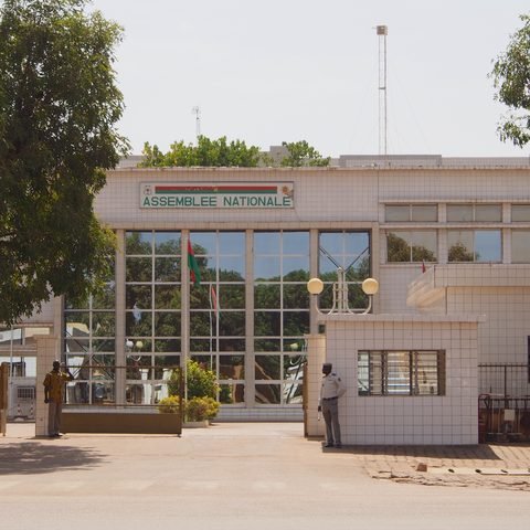 Assemblée nationale du Burkina Faso à Ouagadougou
